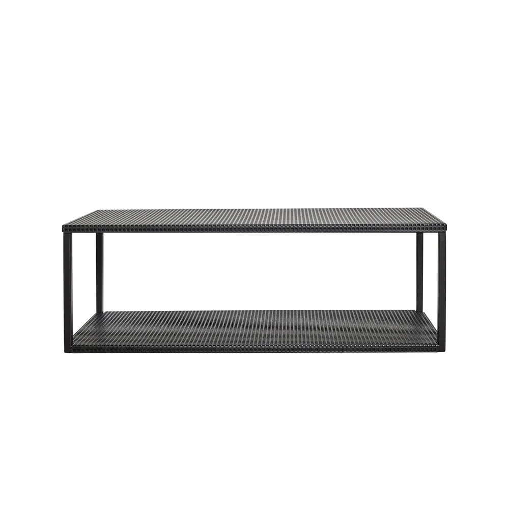 Grid wall shelf, Black Kristina Dam Studio