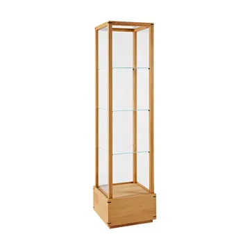 Japanese display cabinet medium - Warm oiled oak - Kristina Dam Studio