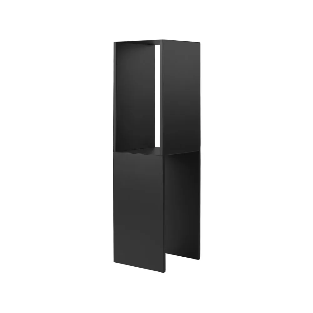 Pedestal side table, Black Kristina Dam Studio
