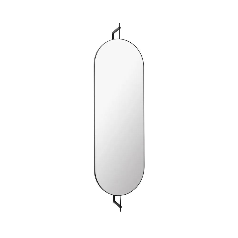 Rotating mirror, Black, full size Kristina Dam Studio