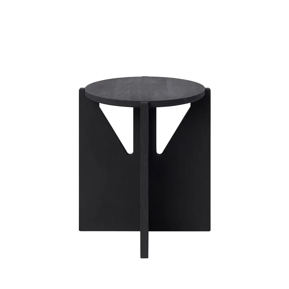 Stool stool, Oak black Kristina Dam Studio
