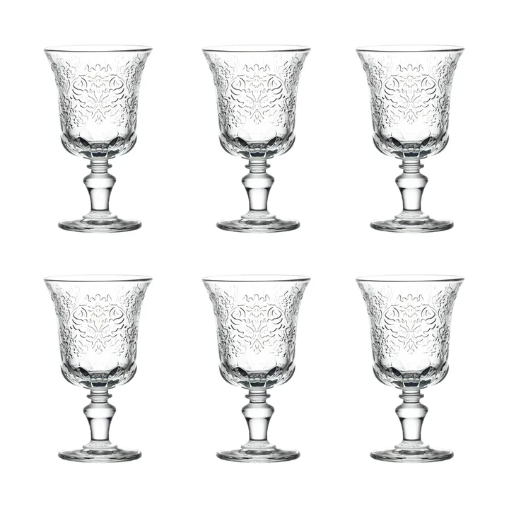 Amboise wine glass 26 cl 6-pack - Clear - La Rochère