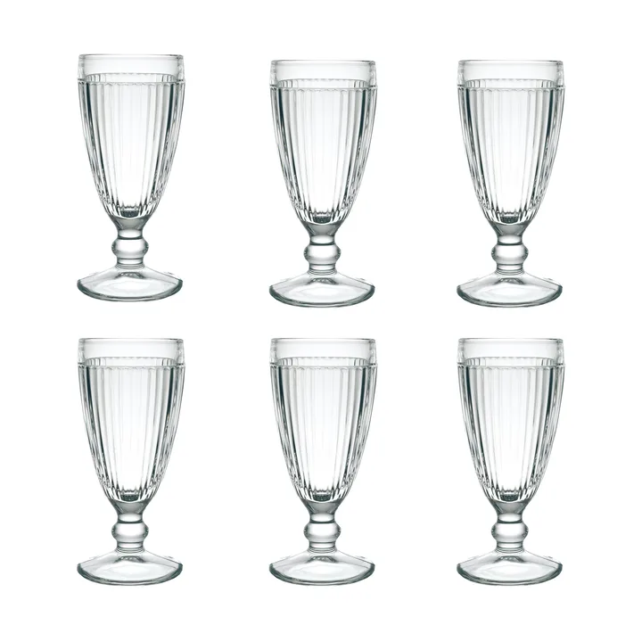 Antoaise beaker 29 cl 6-pack - Clear - La Rochère