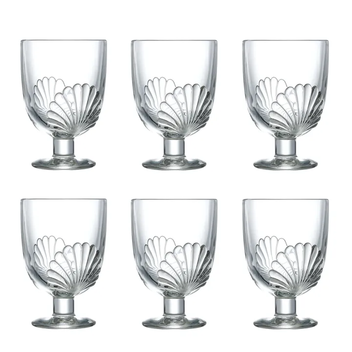 Belle-ile wine glass 29 cl 6-pack - Transparent - La Rochère