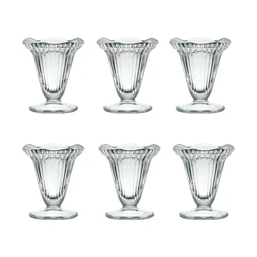 Cadette dessert bowl 20 cl 6-pack - Clear - La Rochère
