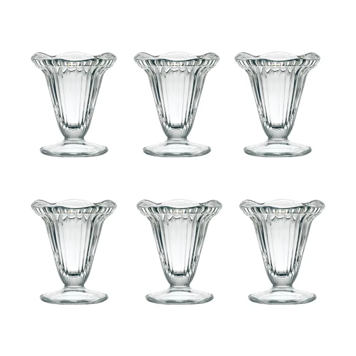 Cadette dessert bowl 20 cl 6-pack - Clear - La Rochère