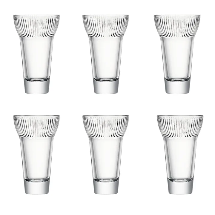 Calanque Fanny drinking glasses 22 cl 6-pack - Transparent - La Rochère