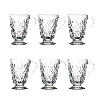 Lyonnais mug 27 cl 6-pack - Clear - La Rochère