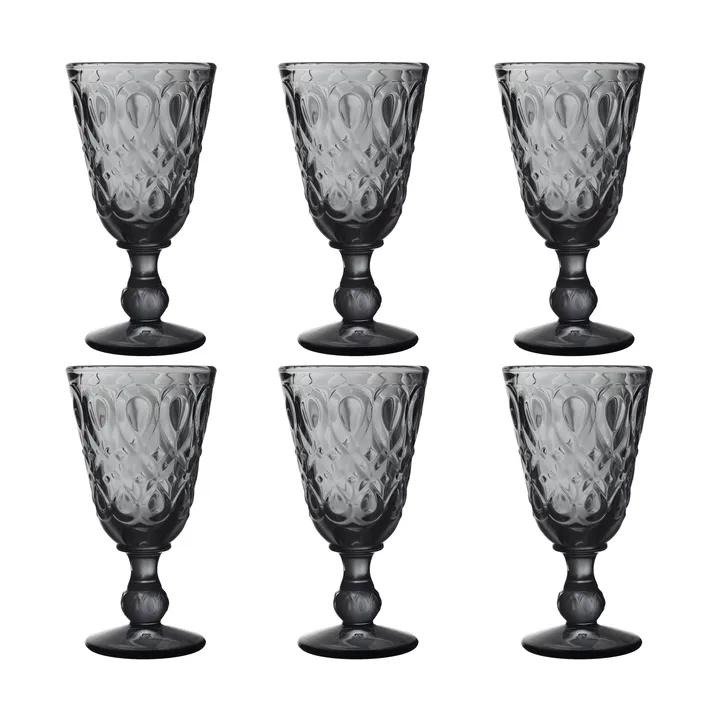 Lyonnais wine glass 23 cl 6-pack - Antracite - La Rochère