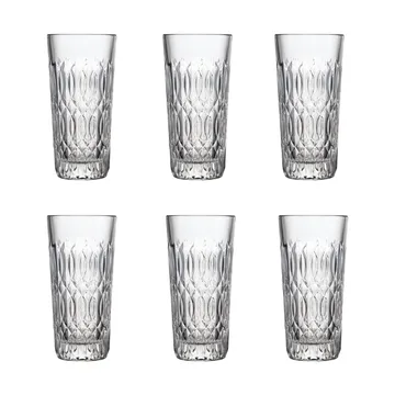 Verone drink glass 34 cl 6-pack - Clear - La Rochère