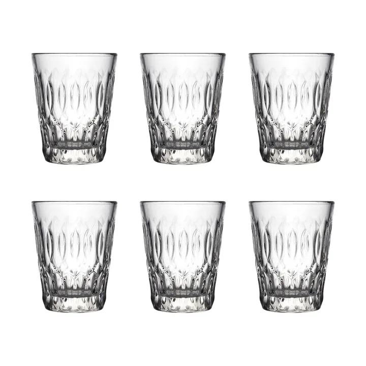 Verone drinking glass 25 cl 6-pack - Clear - La Rochère