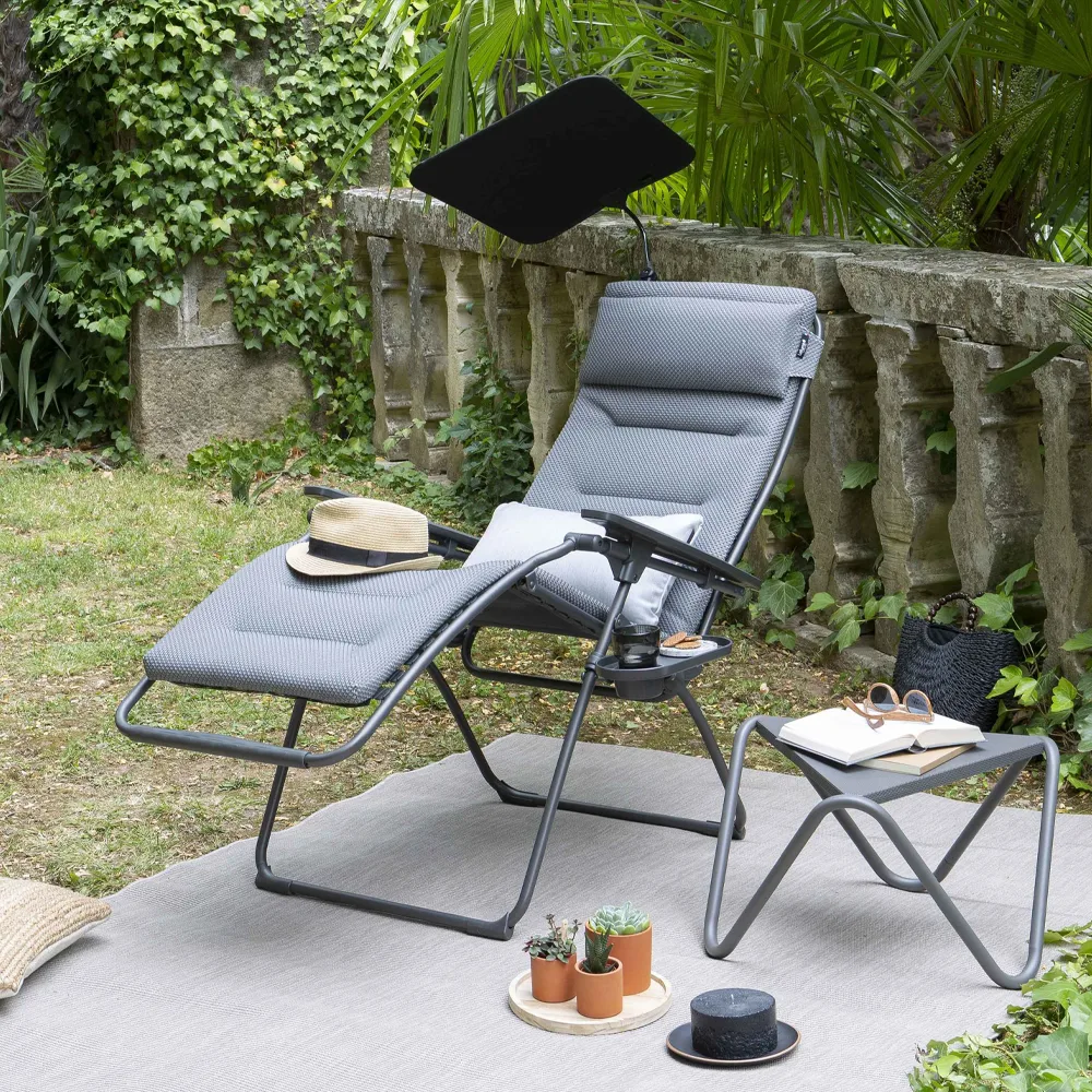 Relax 803 sun lounger, Becomfort silver Lafuma