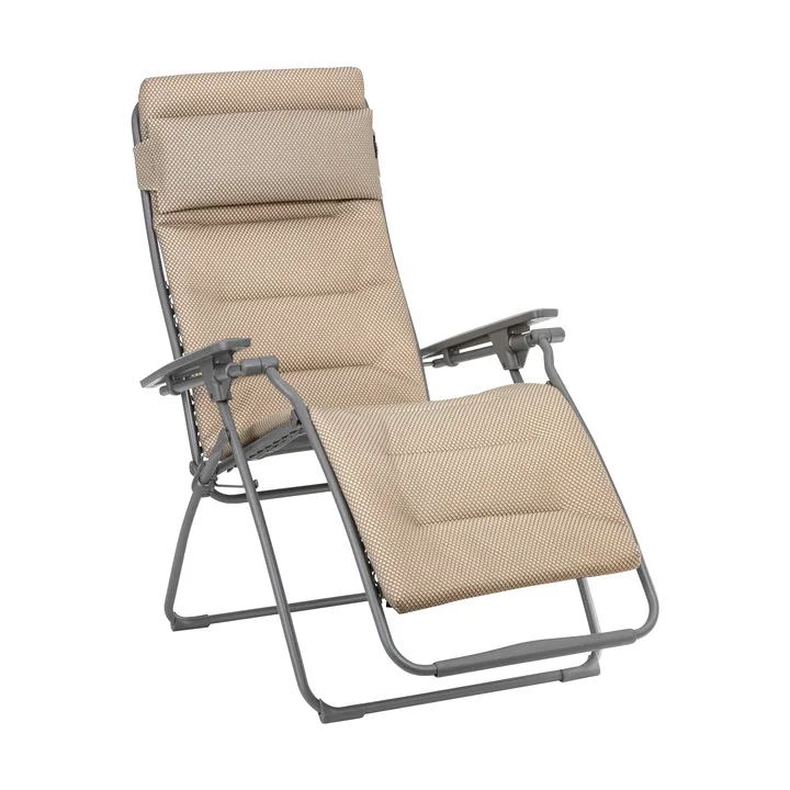 Relax 803 sun lounger - Dark grey-moka - Lafuma
