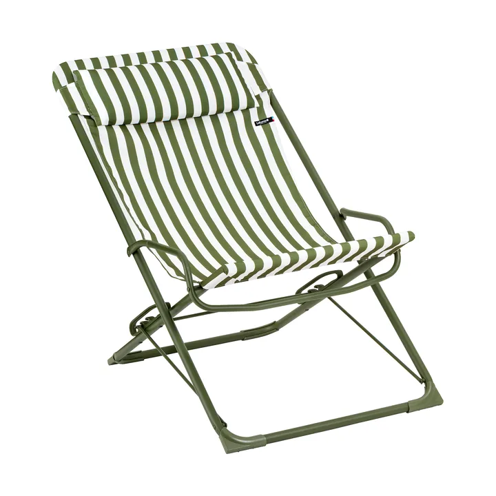 Transaswing Multi deck chair - Rayures Moss - Lafuma