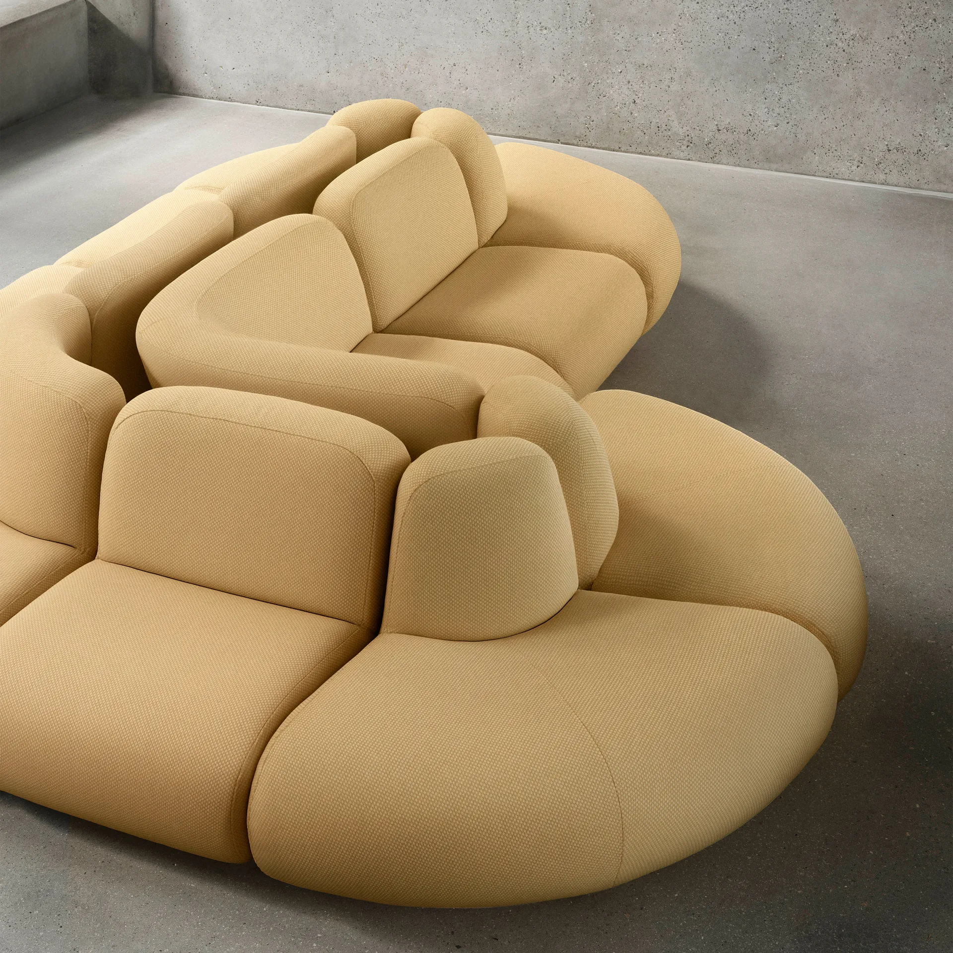 BAU 3 seater sofa, Zero beige,  Lammhults
