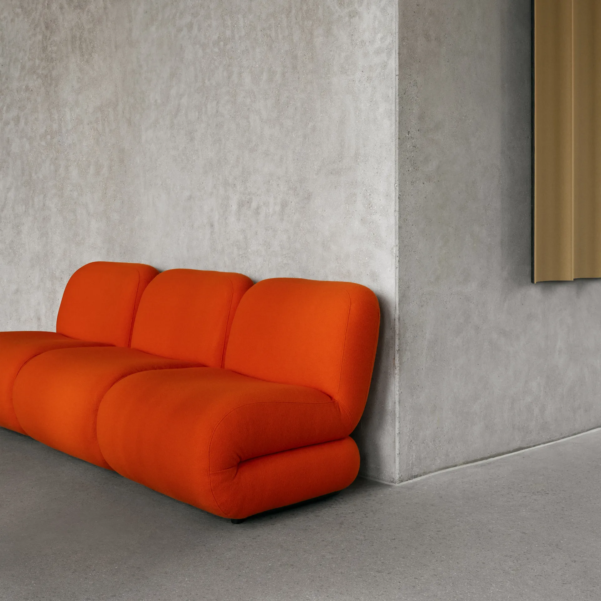 BAU 3 seater sofa, Zero beige,  Lammhults