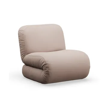 Bau armchair - Megan Sand, straight - Lammhults