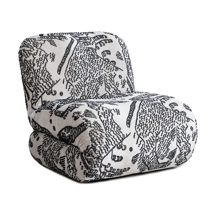 Bau armchair - Tiger mountain 001, straight - Lammhults