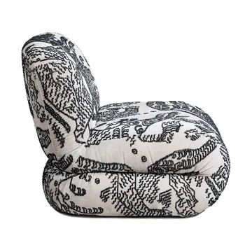 Bau armchair - Tiger mountain 001, straight - Lammhults