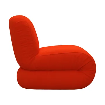 Bau armchair - Vidar 0542 red, straight - Lammhults