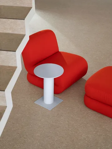Bau armchair - Vidar 0542 red, straight - Lammhults