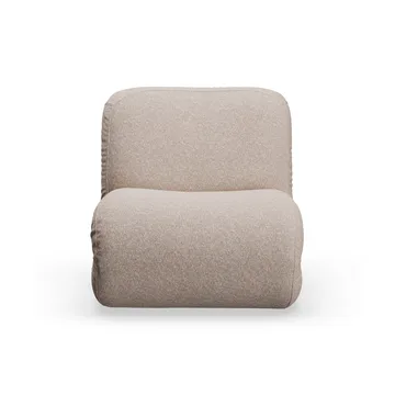 Bau armchair - Zero Beige, straight - Lammhults