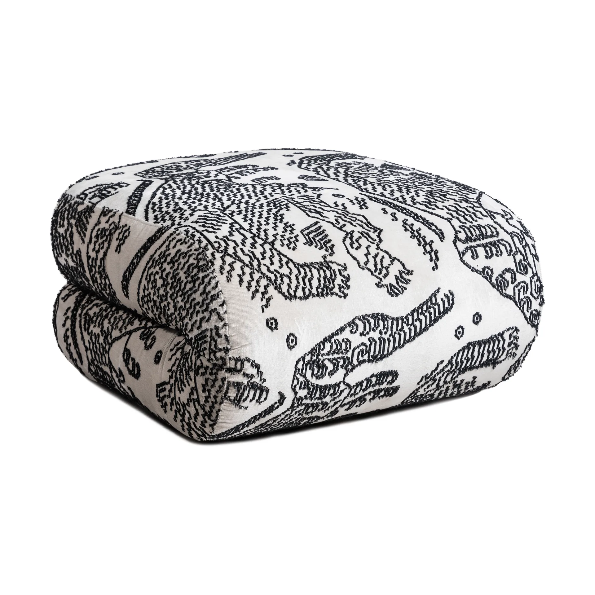 Bau footstool, Tiger mountain 001, straight Lammhults