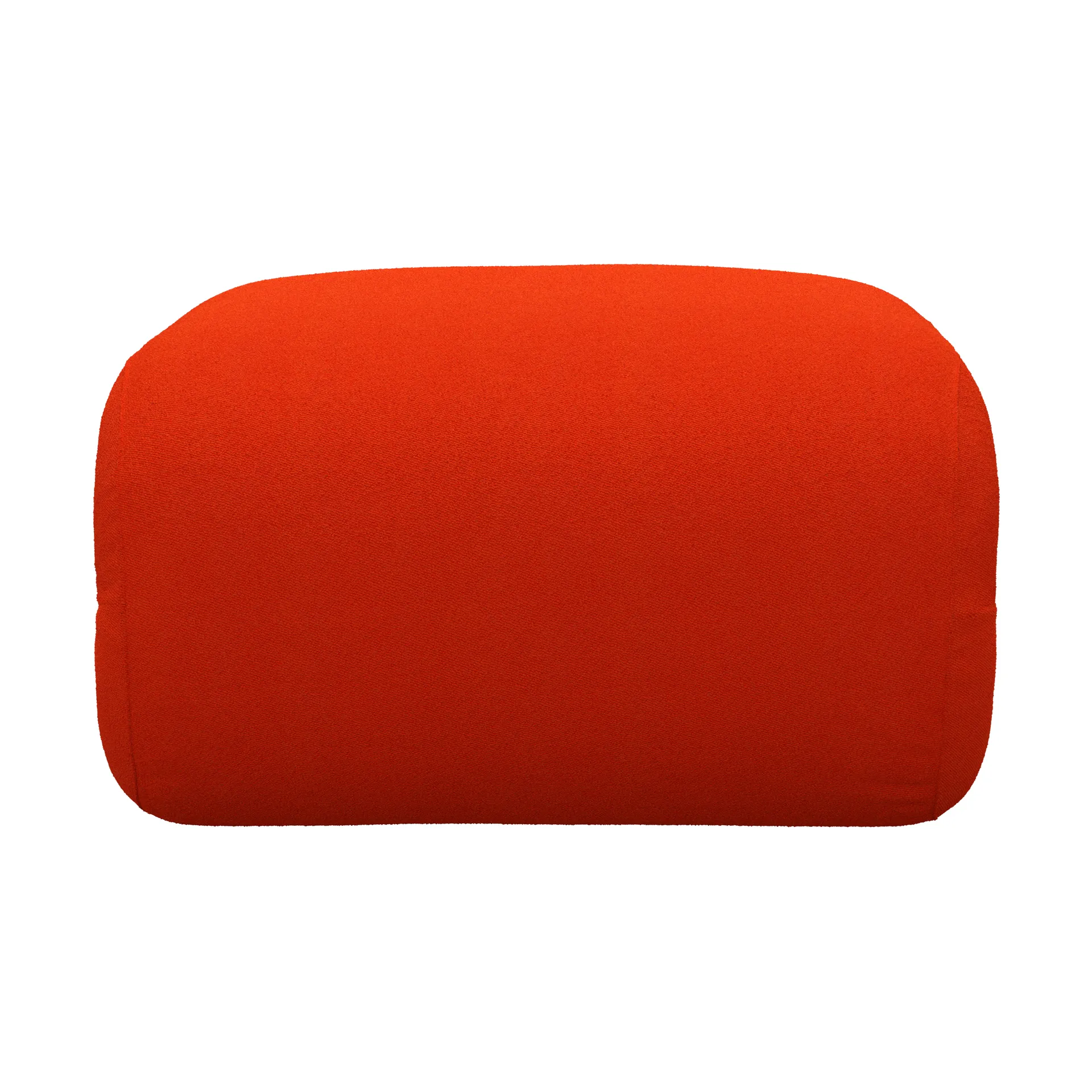 Bau footstool, Vidar 0542 red, straight Lammhults