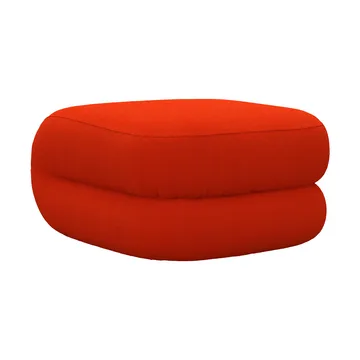 Bau footstool - Vidar 0542 red, straight - Lammhults