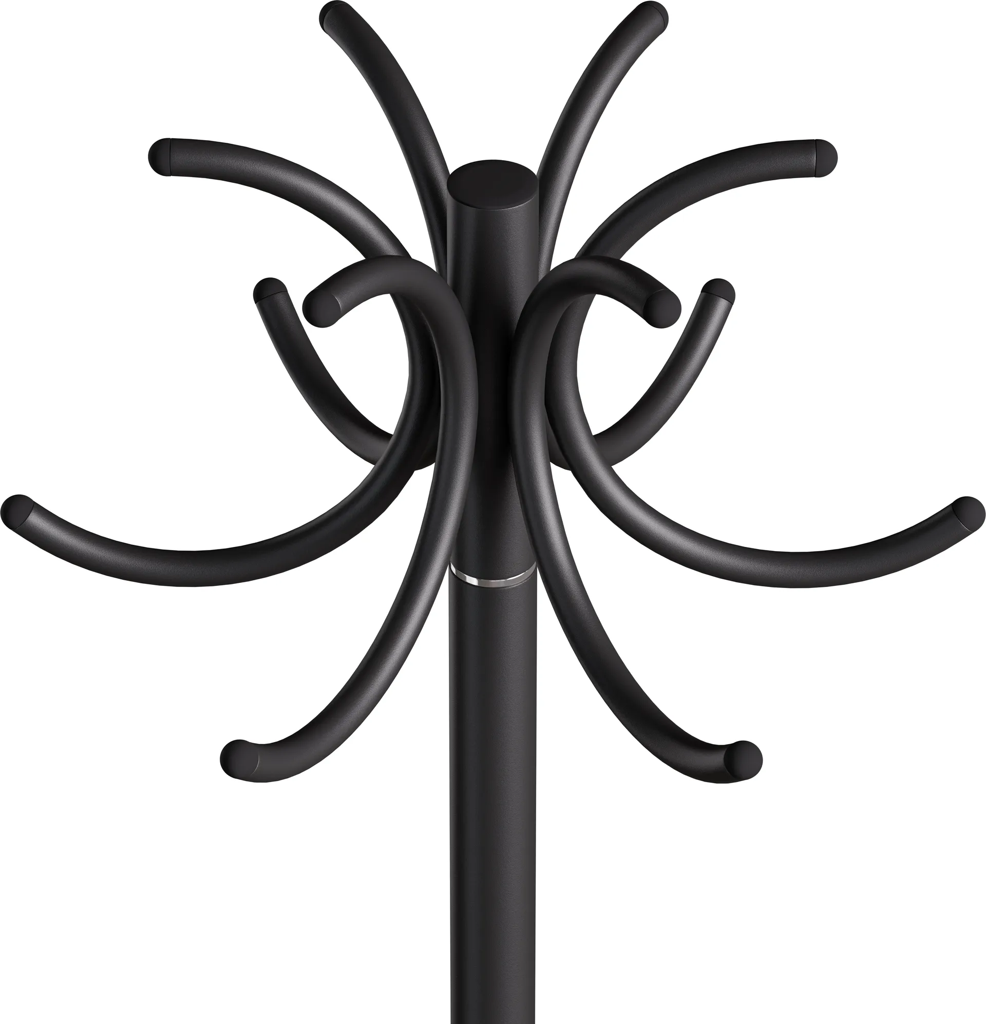 S70-12 coat rack, Black texture Lammhults