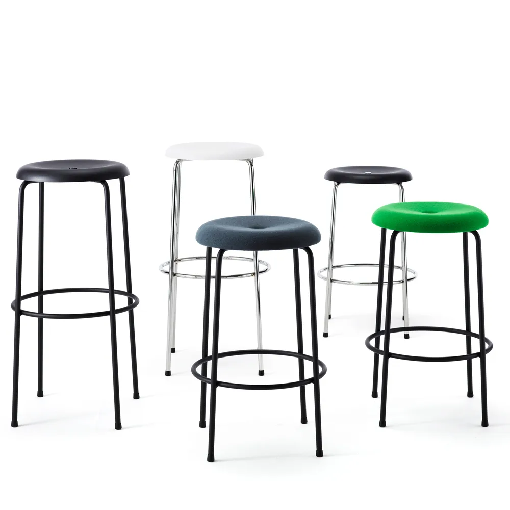 Stool barstool, Black-black, 78 cm Lammhults