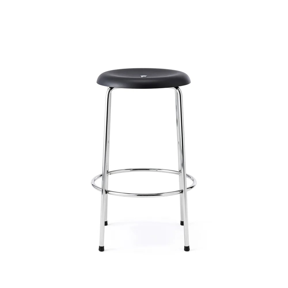 Stool barstool, Black-chrome, 63 cm Lammhults