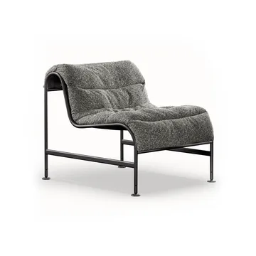 Sunny armchair - Zero Black–matte black frame - Lammhults