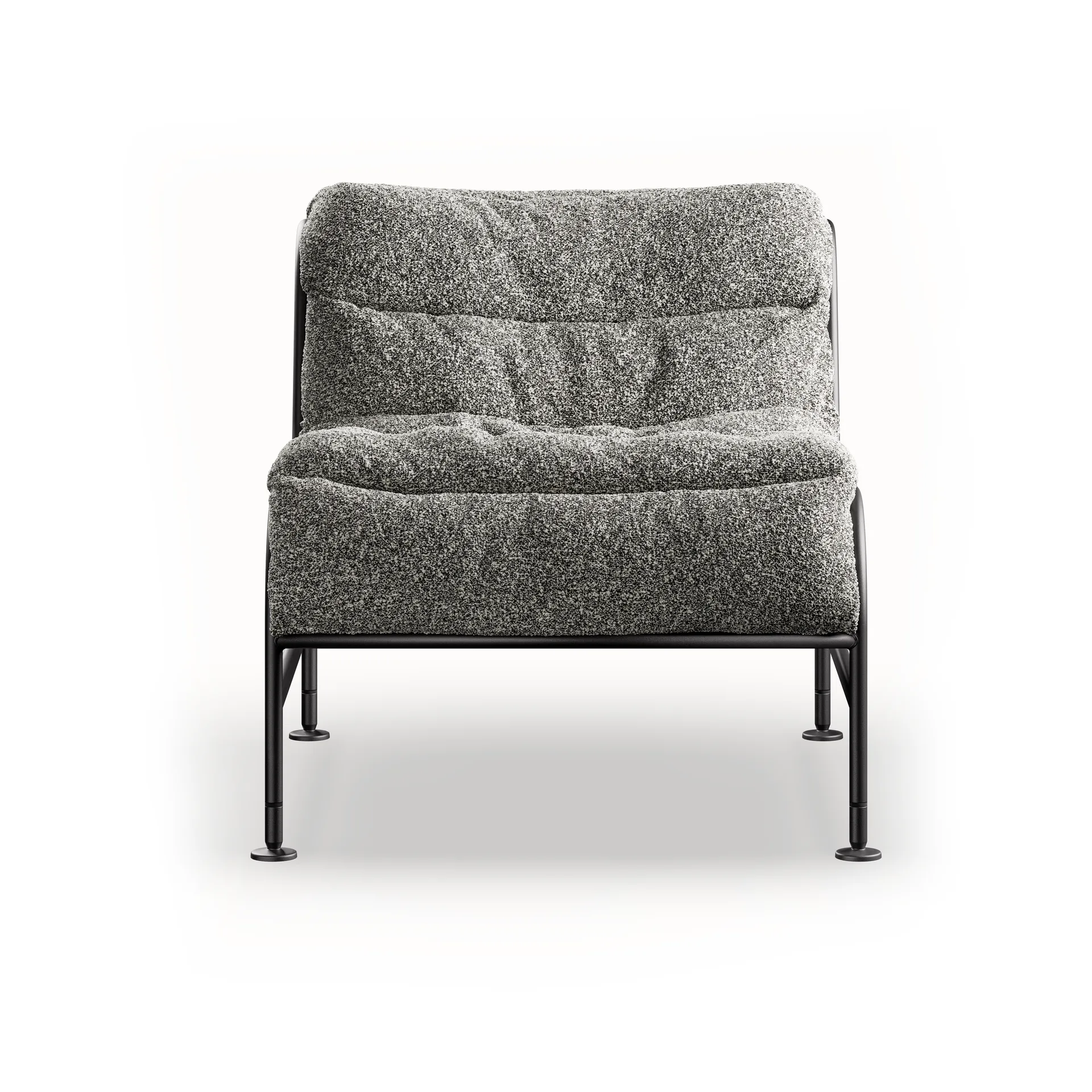 Sunny armchair, Zero Black–matte black frame Lammhults