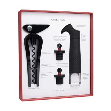 Chic set night wine accessory set - 4 pieces - L'Atelier du Vin