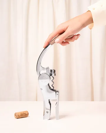 Oeno Motion corkscrew - Walnut-chrome - L'Atelier du Vin