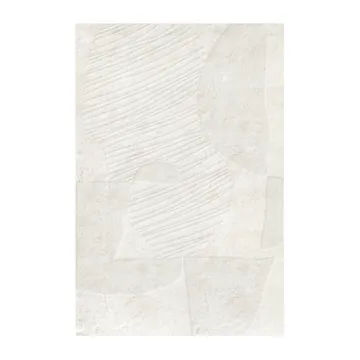 Artisan Guild wool carpet - Bone white 300x400 cm - Layered