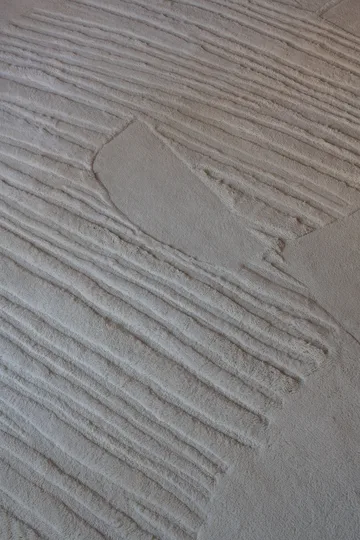 Artisan Guild wool carpet - Bone white 300x400 cm - Layered