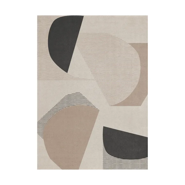 Birch wool rug - 200x300 cm - Layered