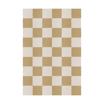Chess wool rug - Harvest yellow, 200x300 cm - Layered
