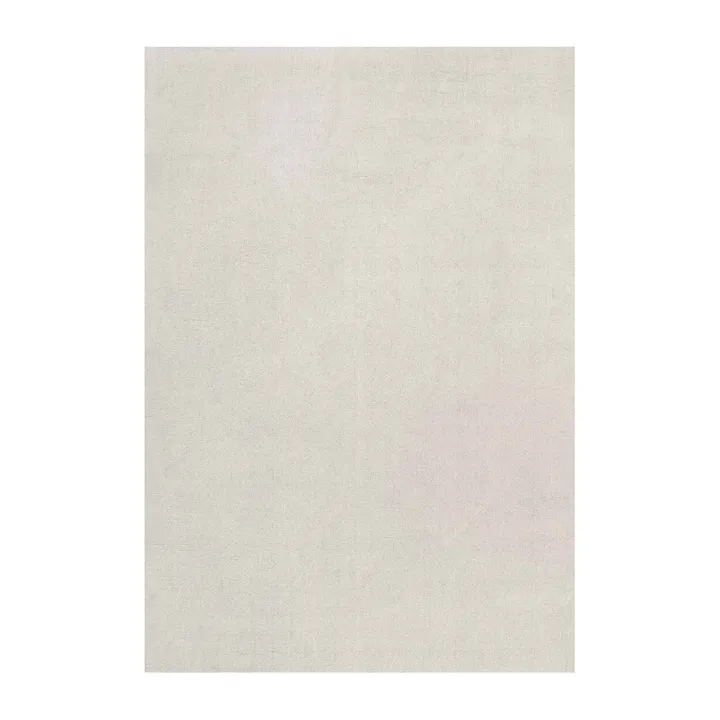 Classic solid wool carpet 180x270 cm - Bone white - Layered