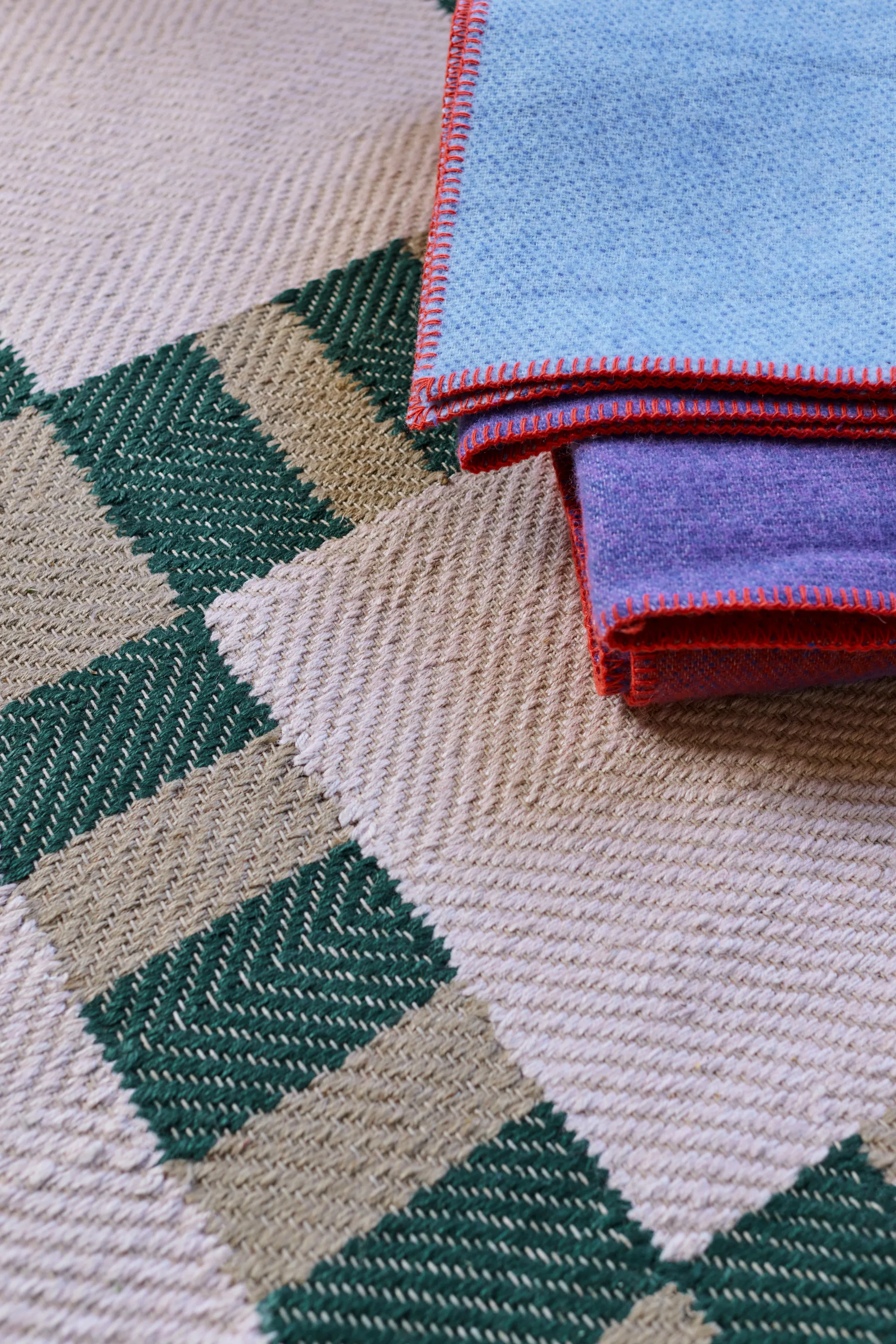 Evelina Kroon jute rug 200x300 cm, Korean chives Layered