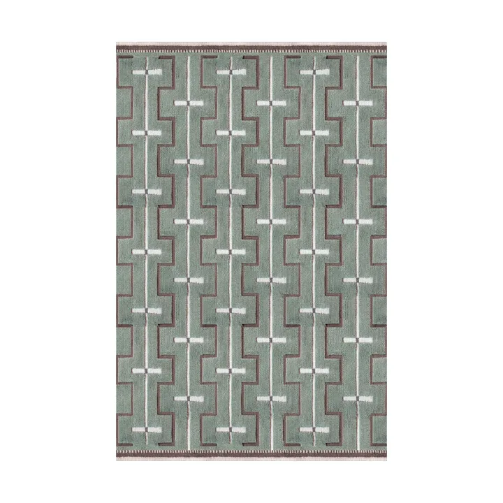 Johanna wool carpet - Sage. 300x400 cm - Layered