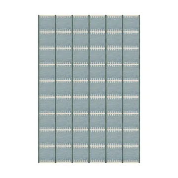Lilly wool carpet - Blue, 300x400 cm - Layered