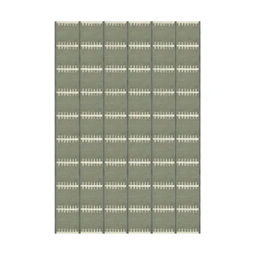 Lilly wool carpet - Green, 200x300 cm - Layered