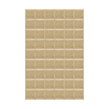 Lilly wool carpet - Mustard. 300x400 cm - Layered