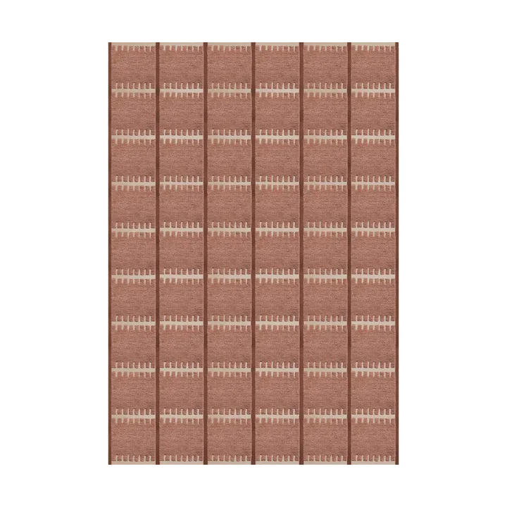 Lilly wool carpet - Rust, 200x300 cm - Layered
