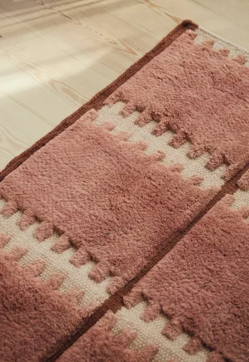 Lilly wool carpet - Rust, 200x300 cm - Layered