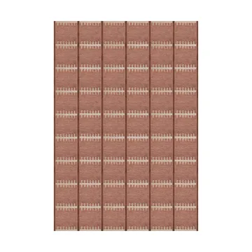 Lilly wool carpet - Rust, 300x400 cm - Layered