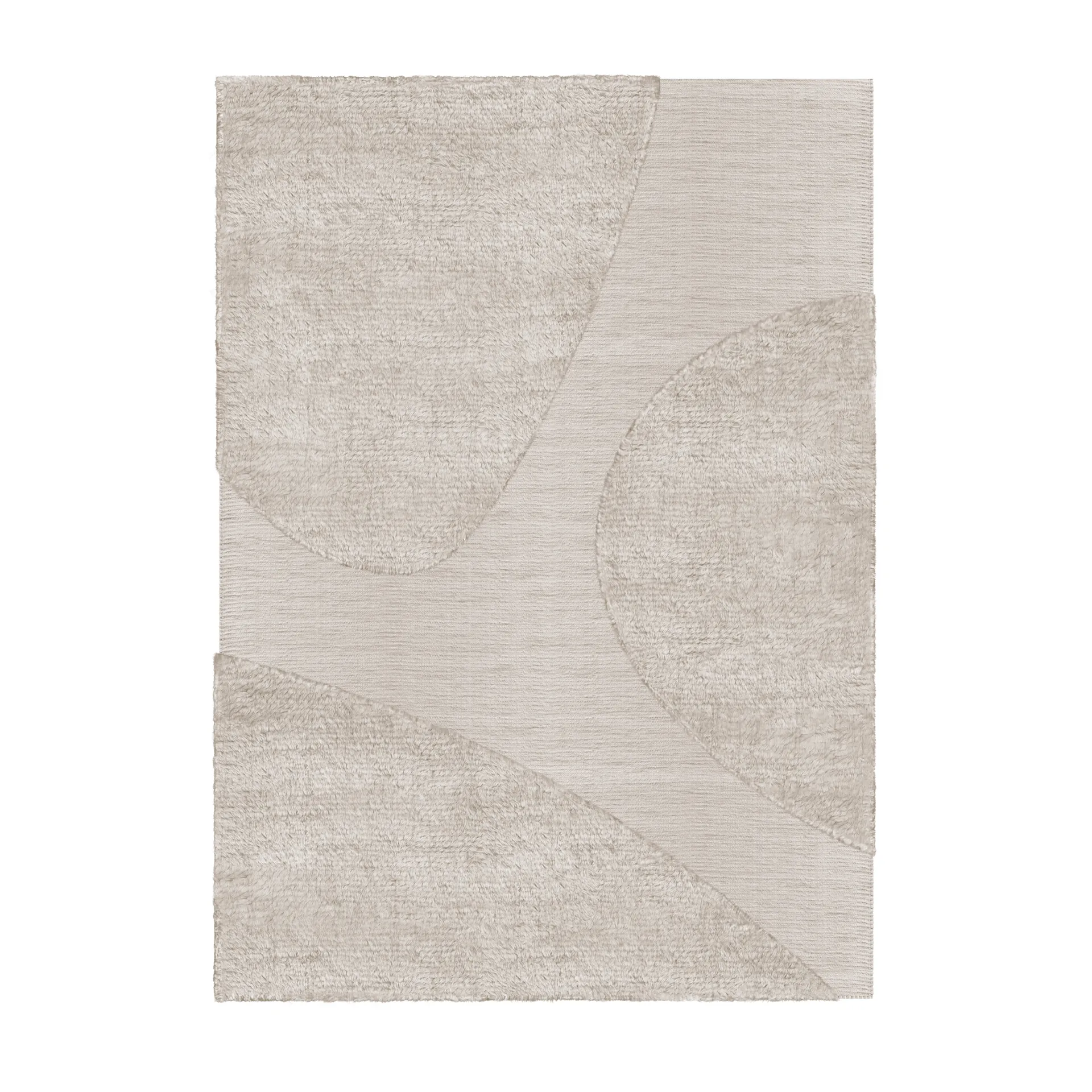 Punja plasma wool carpet 300x400 cm, Sand melange Layered